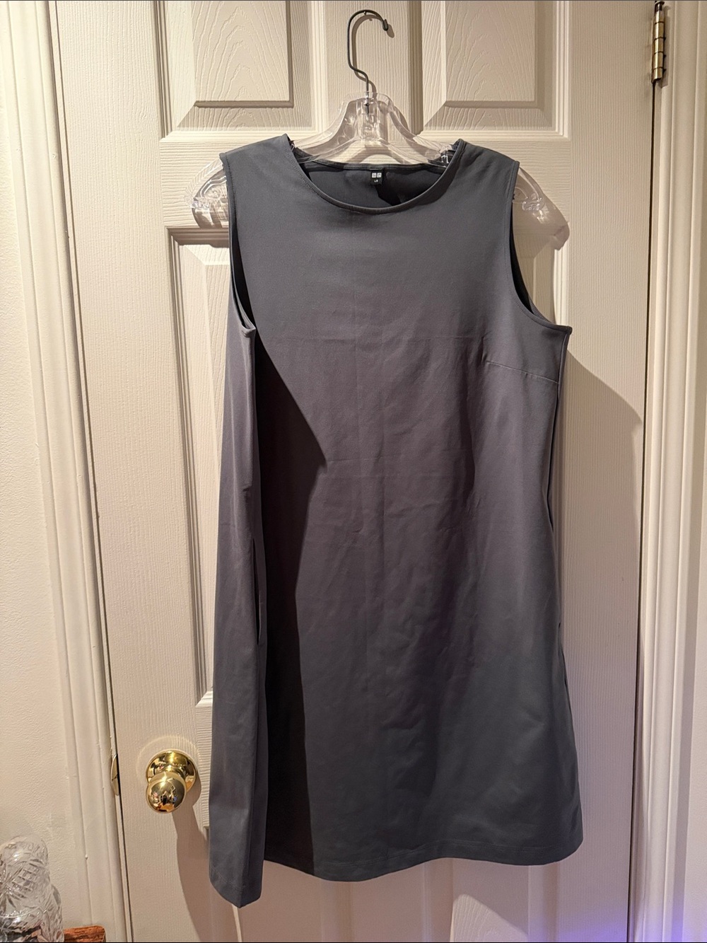 75 - Uniqlo Sleeveless Charcoal Shift Dress